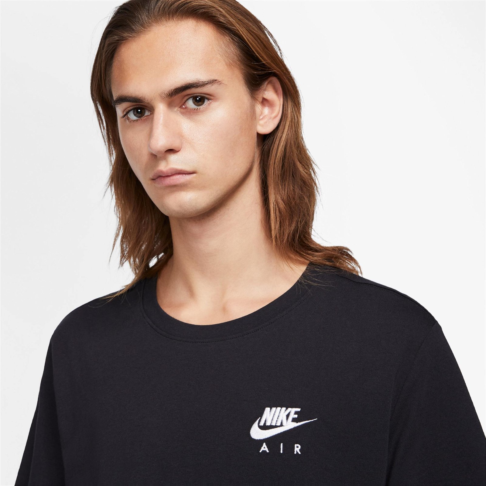 Nike Sportswear Essential Nike Air Lbr Erkek Siyah T-Shirt