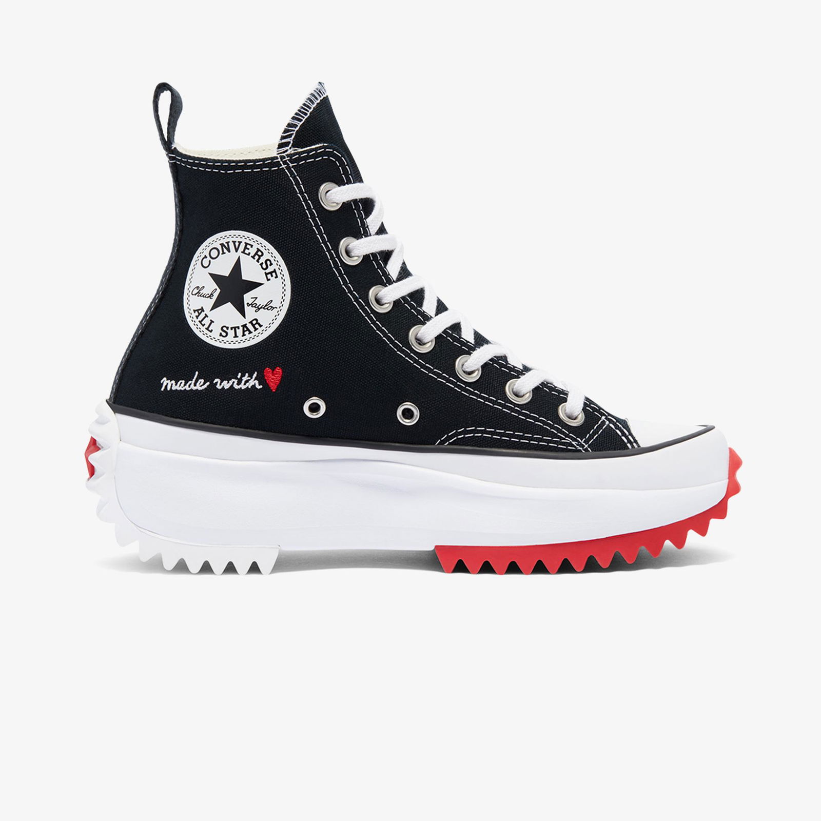 Converse Run Star Hike Hi Kadın Siyah Sneaker
