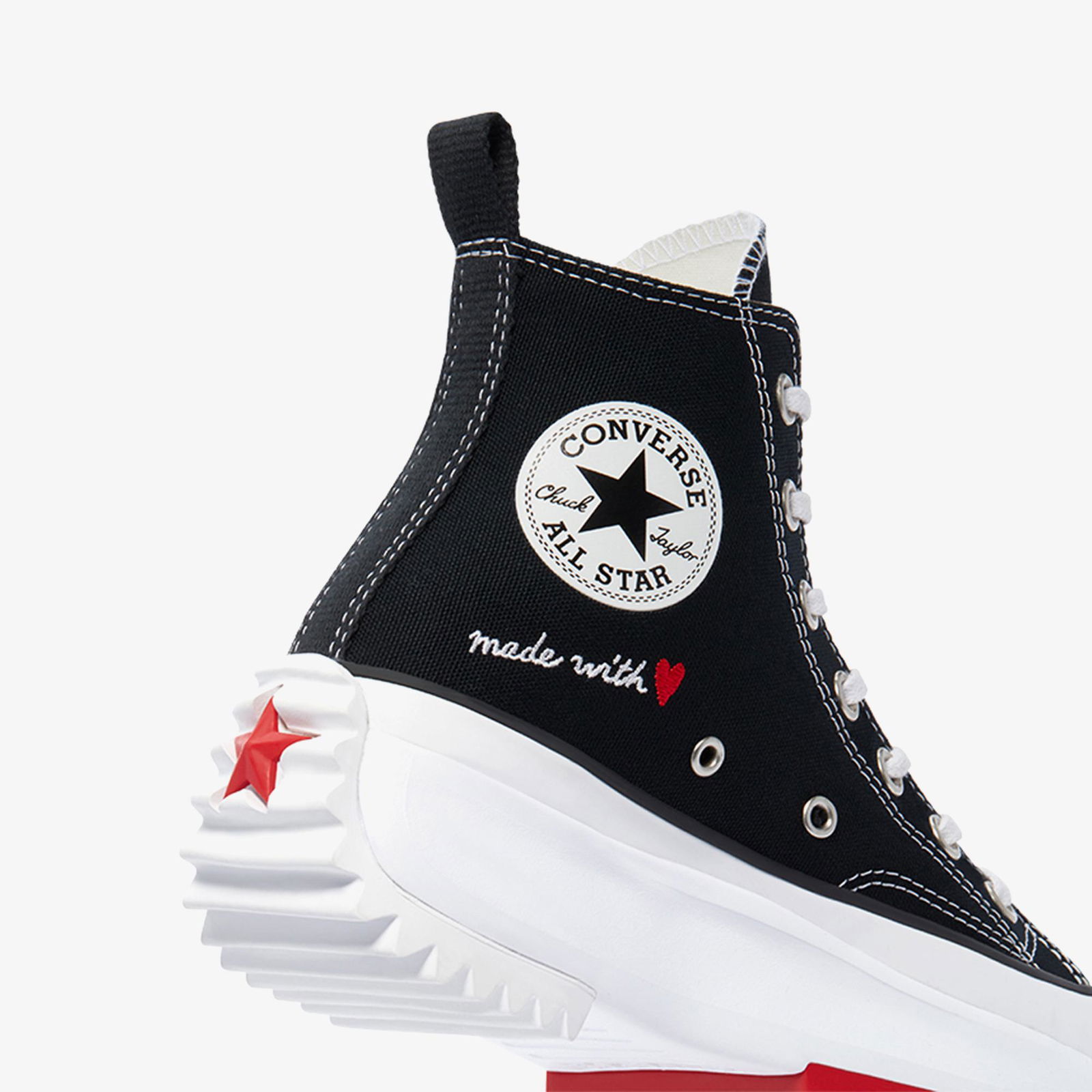 Converse Run Star Hike Hi Kadın Siyah Sneaker