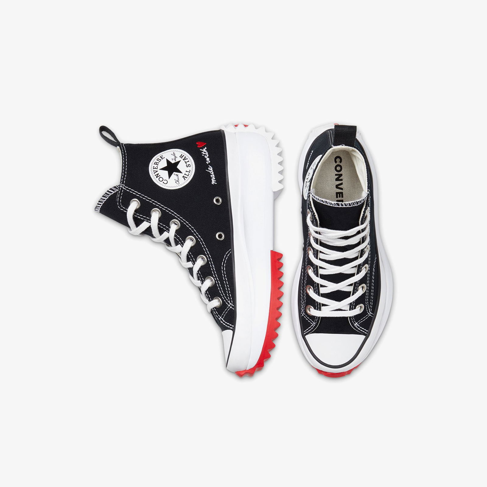 Converse Run Star Hike Hi Kadın Siyah Sneaker