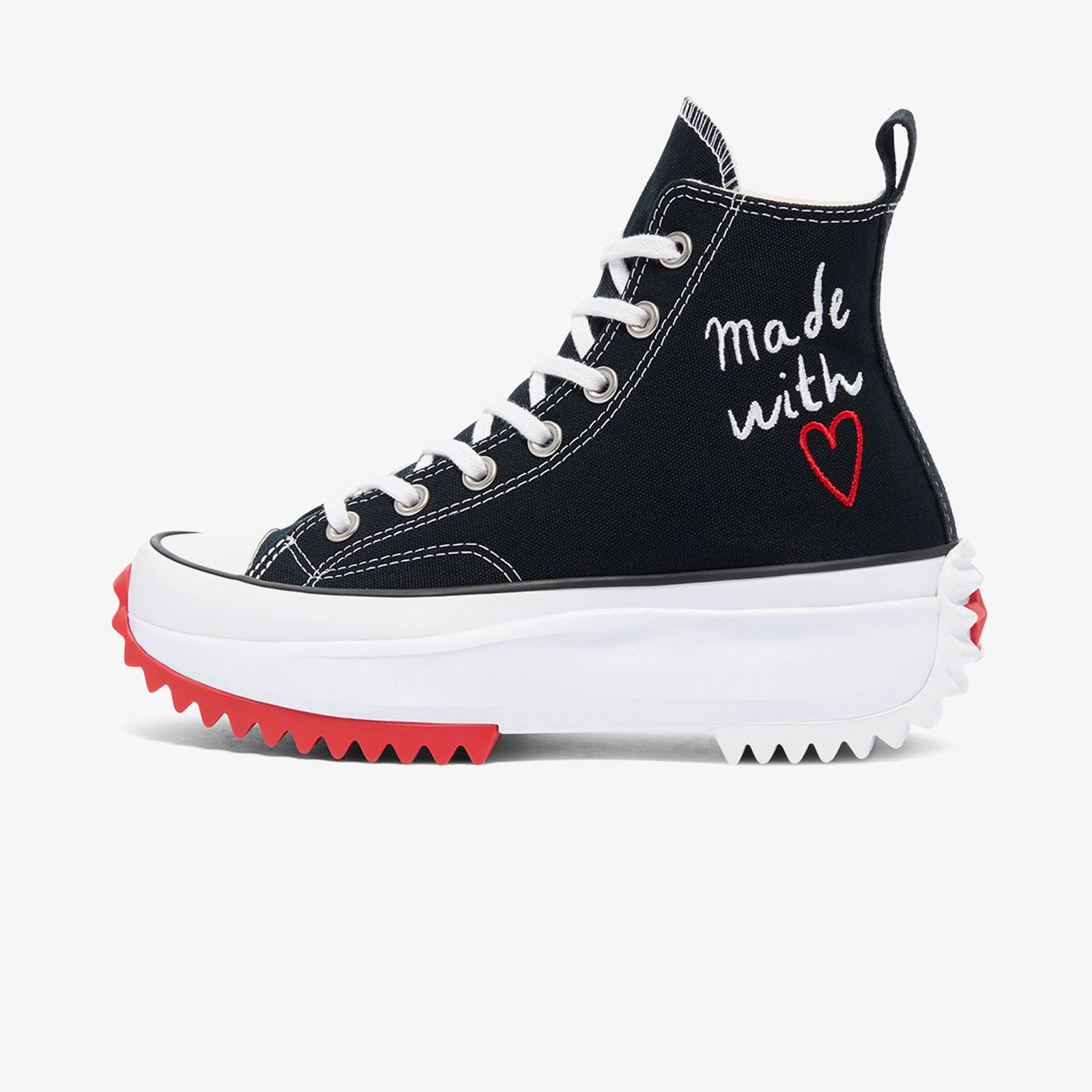 Converse Run Star Hike Hi Kadın Siyah Sneaker