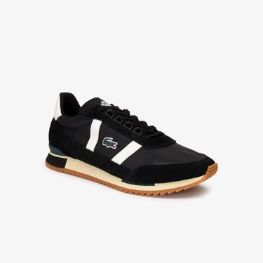  Lacoste Partner Retro 319 1 Sma Erkek Siyah - Bej Sneaker