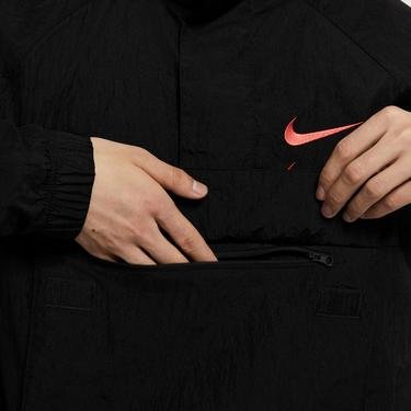  Nike Sportswear Swoosh Siyah Eşofman Üstü