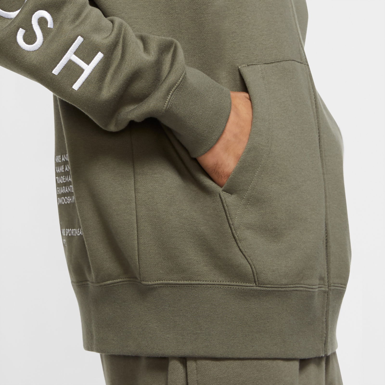 Nike Sportswear Swoosh Haki Sweatshirt