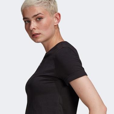  adidas Adicolor Classics Roll-Up Siyah T-Shirt