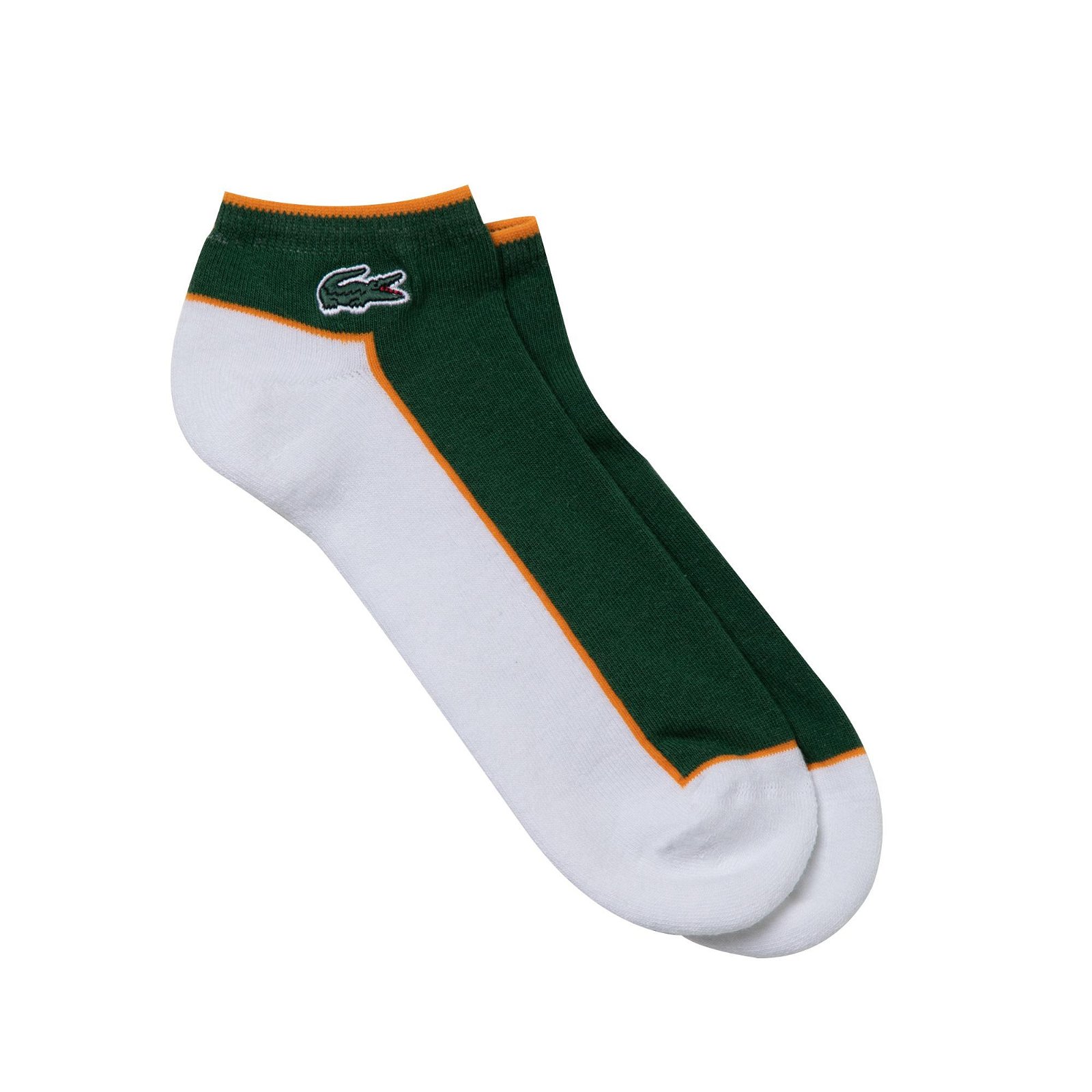 Lacoste Unisex Kısa Yeşil - Beyaz Çorap