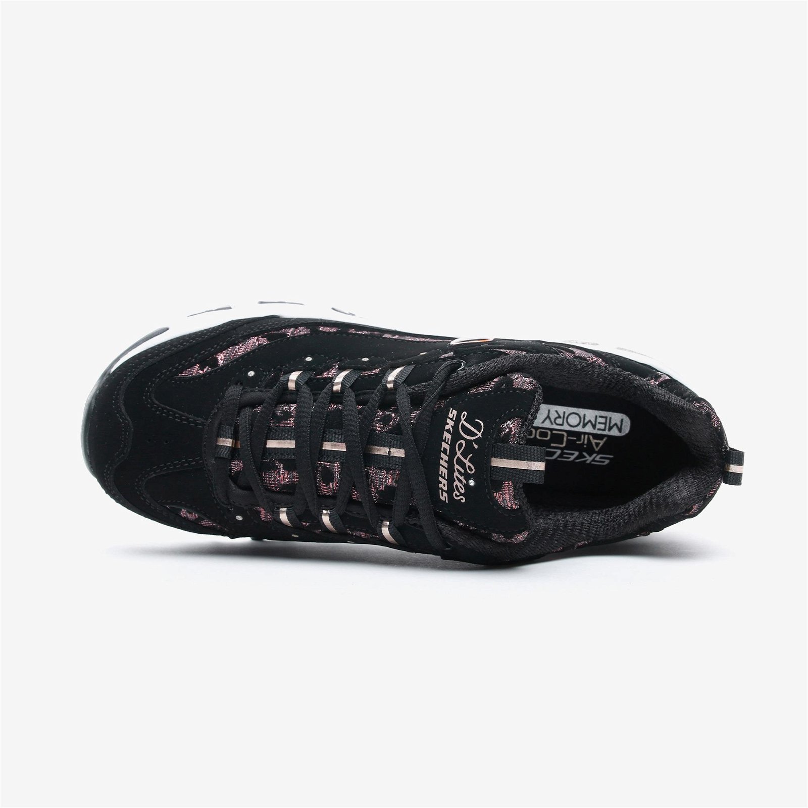 Skechers D'Lites - Fancy Leopard Siyah Spor Ayakkabı