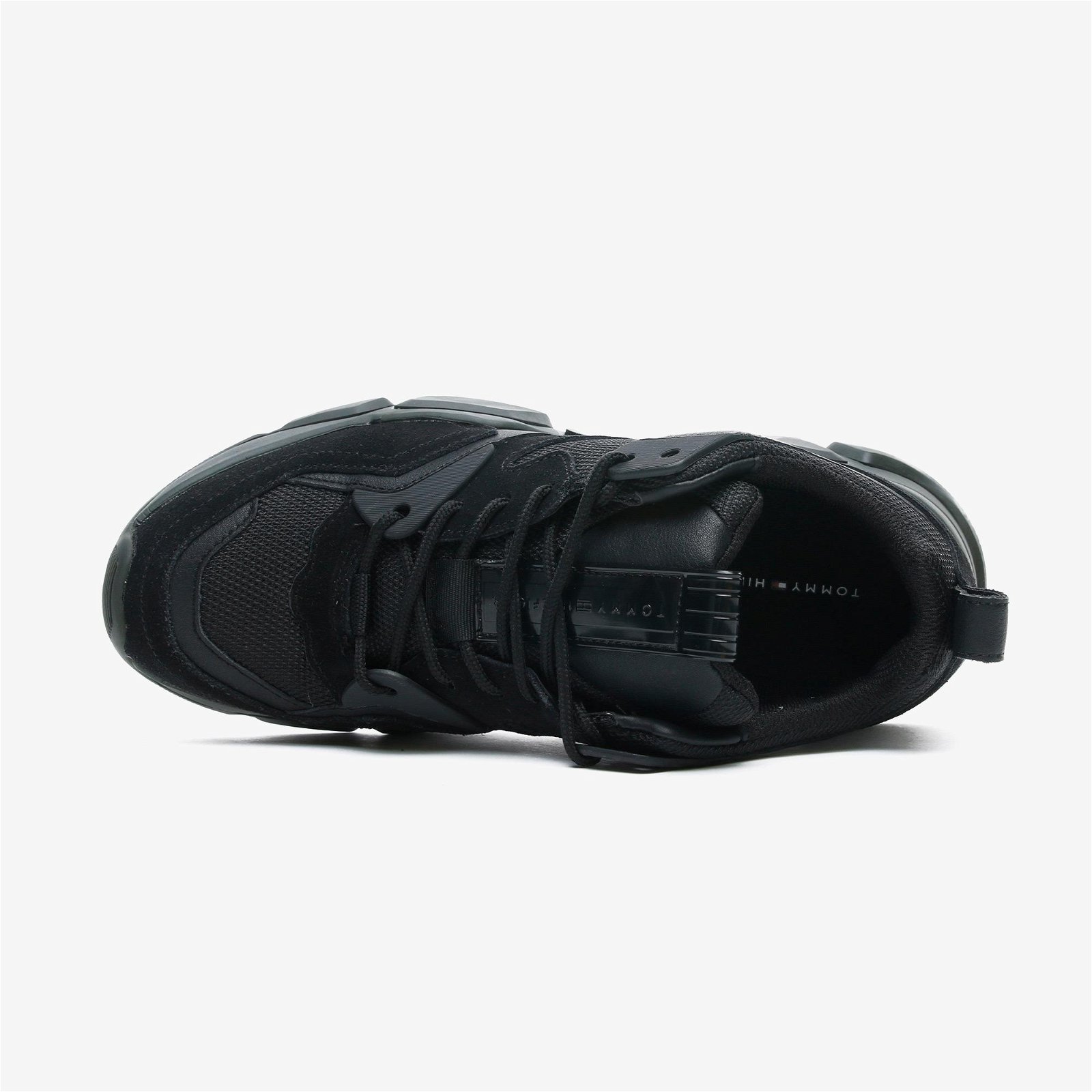 Tommy Hilfiger Chunky Material Mix Siyah Spor Ayakkabı