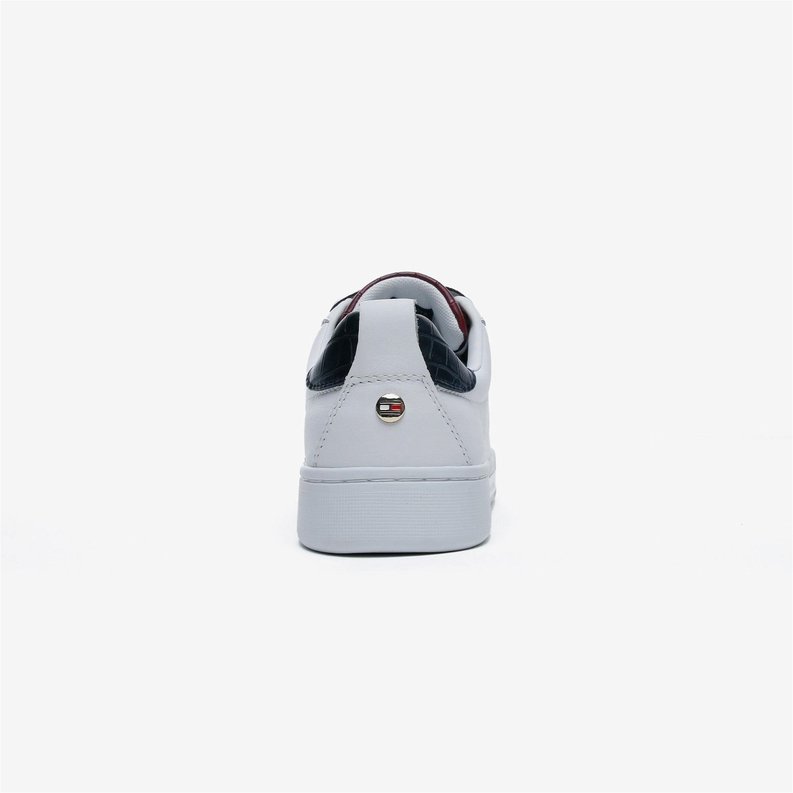 Tommy Hilfiger Branded Outsole Croc Beyaz Spor Ayakkabı