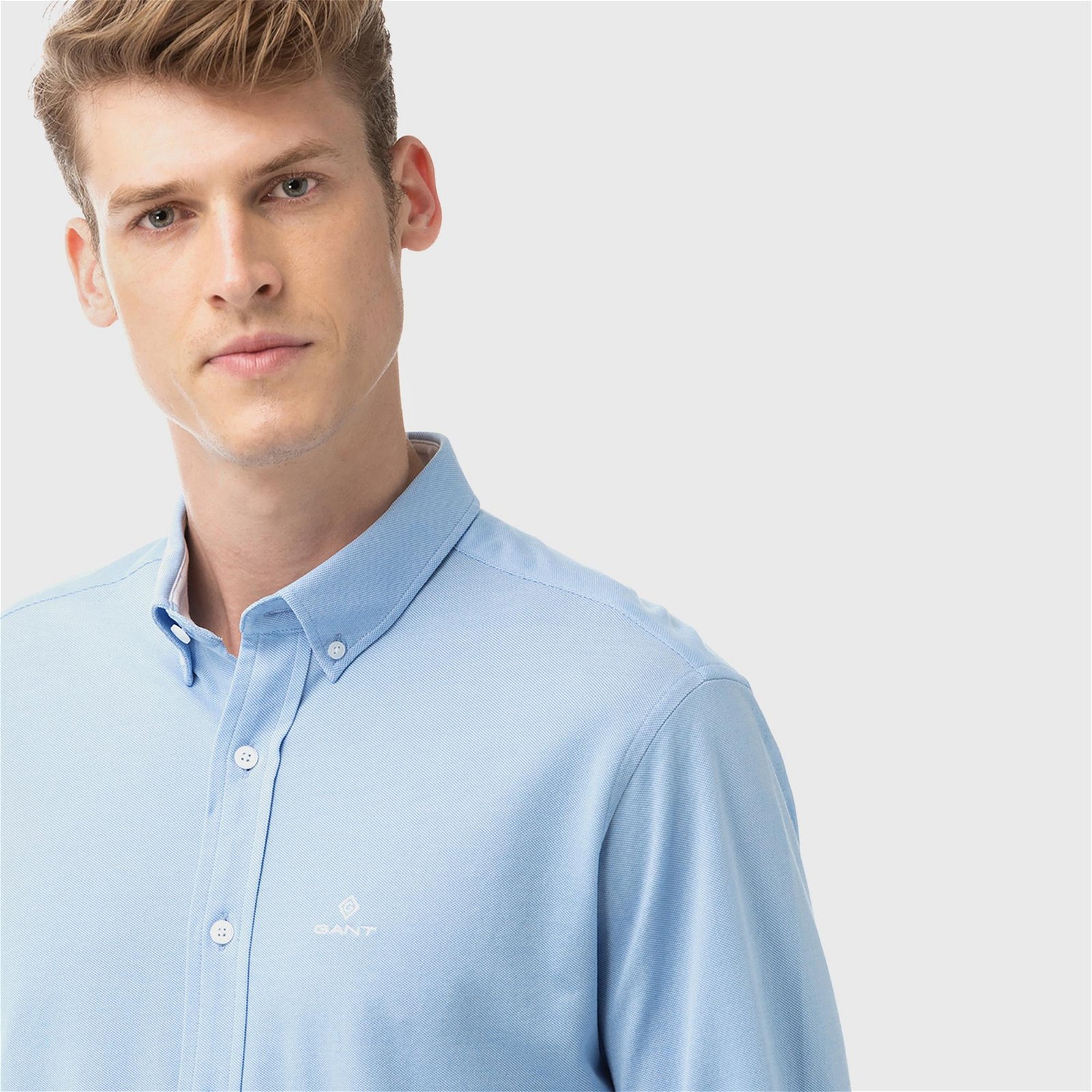 Gant Mavi Regular Fit Gömlek