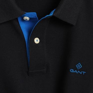  Gant Siyah Regular Fit Polo