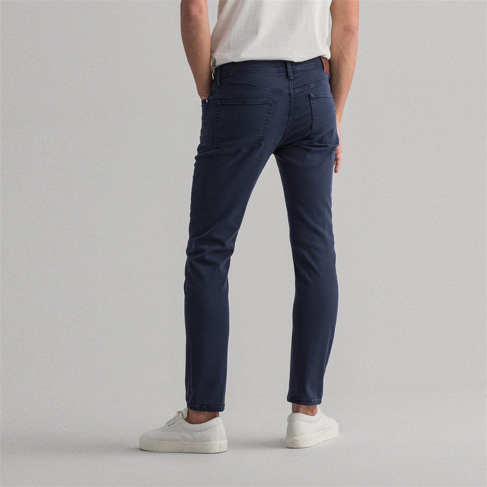 Gant Lacivert Extra Slim Jean Pantolon