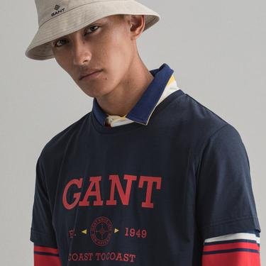  Gant Lacivert Regular Fit T-Shirt