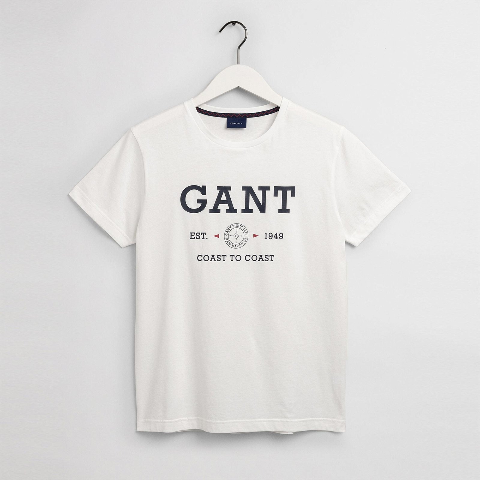 Gant Krem Regular Fit T-Shirt