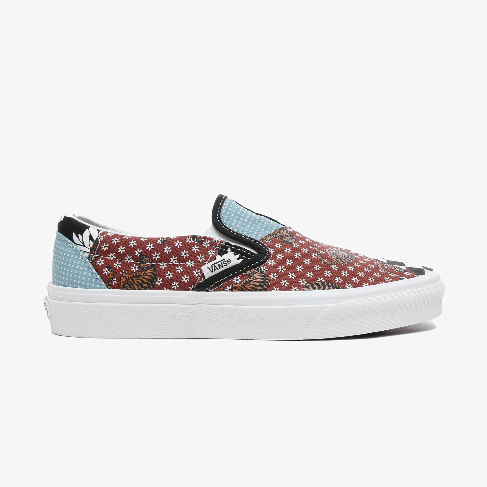 Vans Tiger Patchwork Classic Slip-On Renkli Sneaker