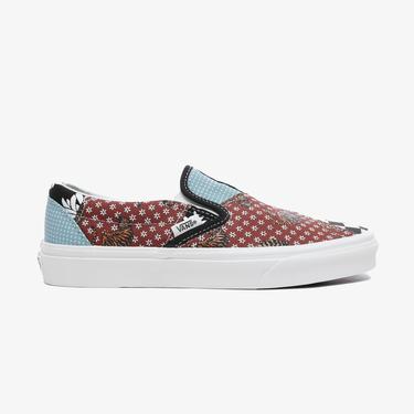  Vans Tiger Patchwork Classic Slip-On Renkli Sneaker