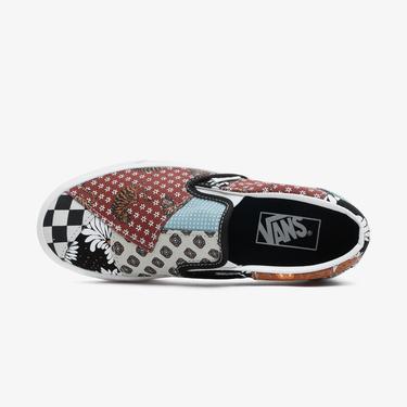  Vans Tiger Patchwork Classic Slip-On Renkli Sneaker