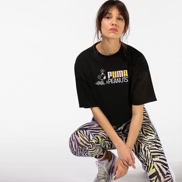 Puma X Peanuts Siyah T-Shirt