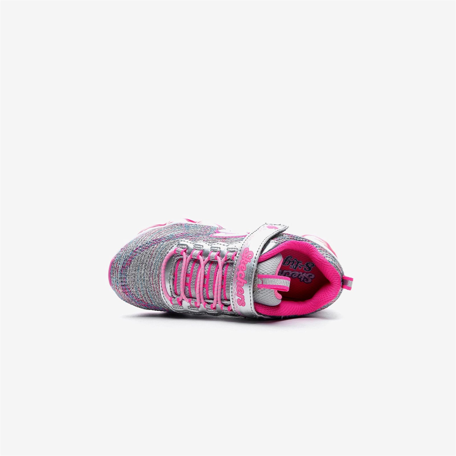 Skechers Air Lites Işıklı Kız Çocuk Gri-Pembe Spor Ayakkabı