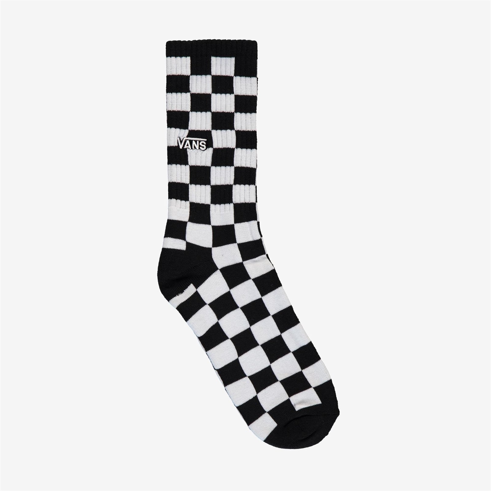 Vans Checkerboard II Crew Siyah Çorap