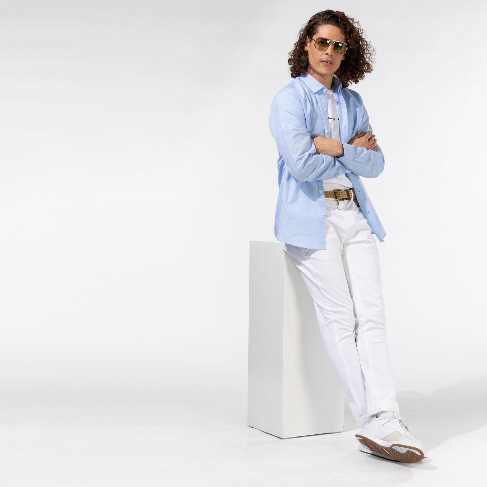 Lacoste Slim Fit Beyaz Pantolon