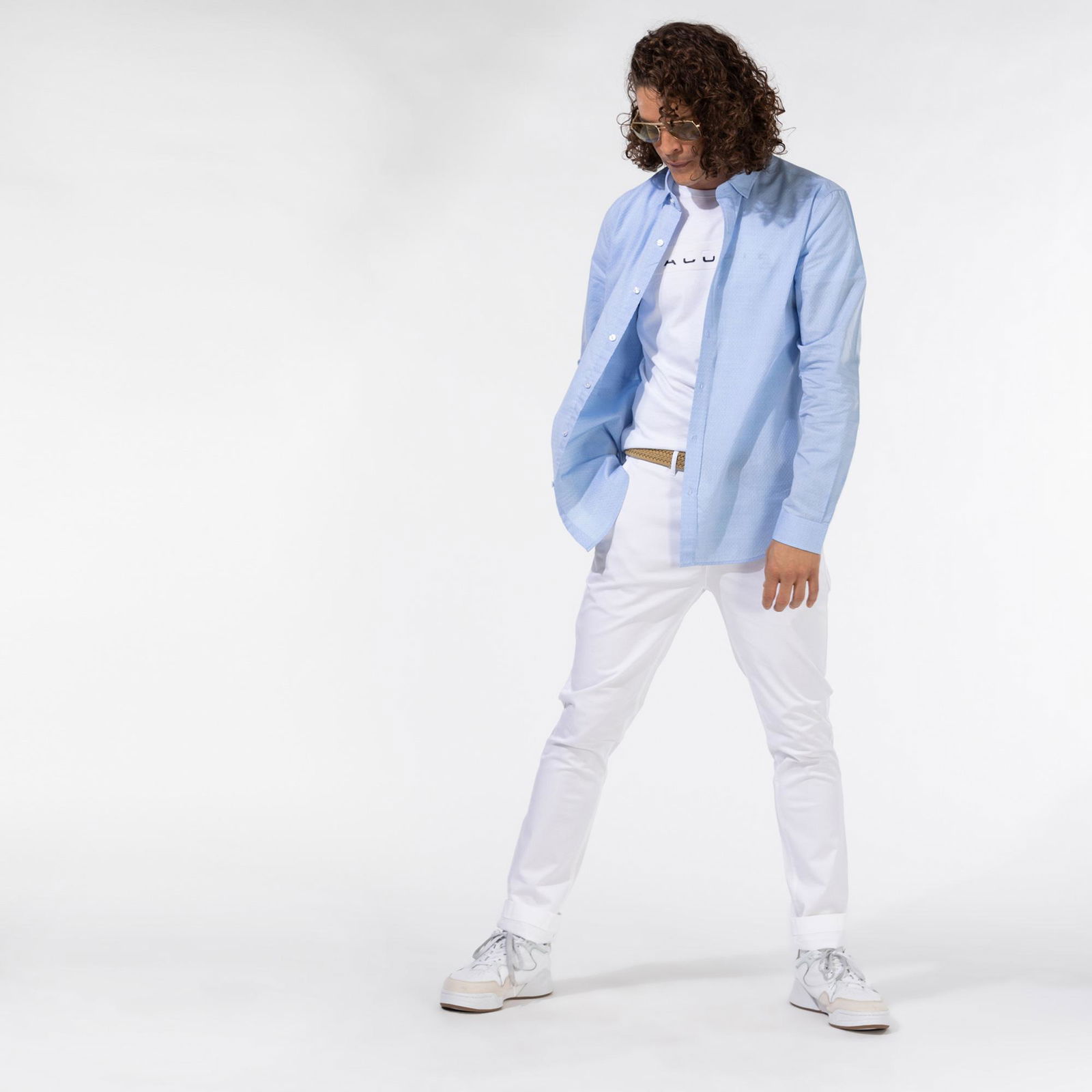 Lacoste Slim Fit Beyaz Pantolon