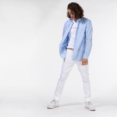  Lacoste Slim Fit Beyaz Pantolon