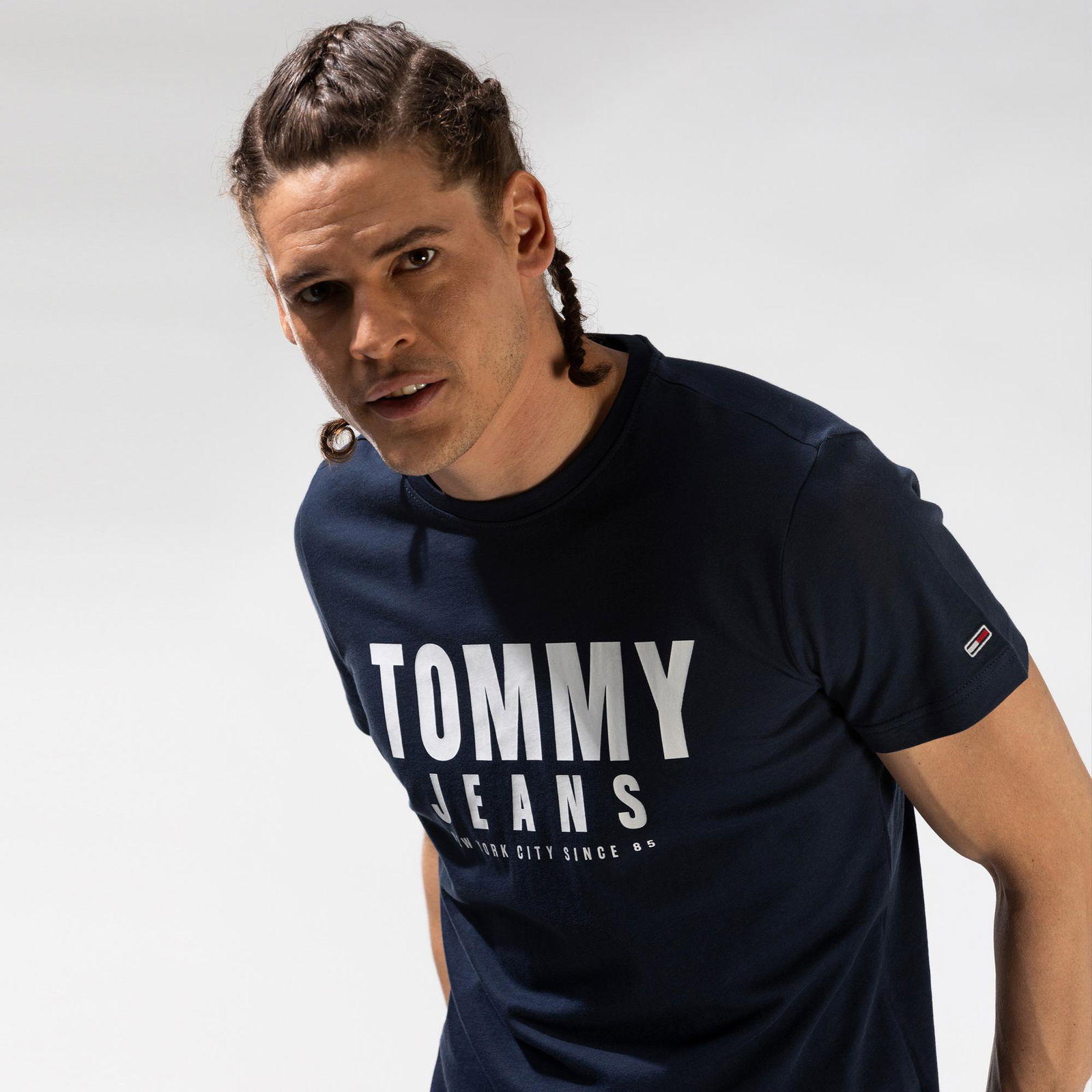 Tommy Jeans Erkek Lacivert T-Shirt