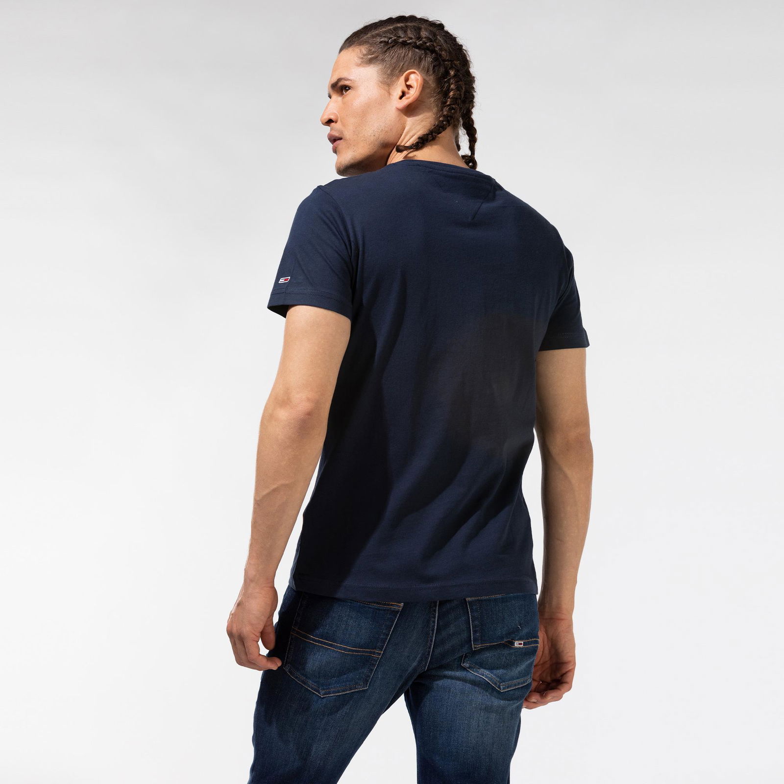 Tommy Jeans Erkek Lacivert T-Shirt