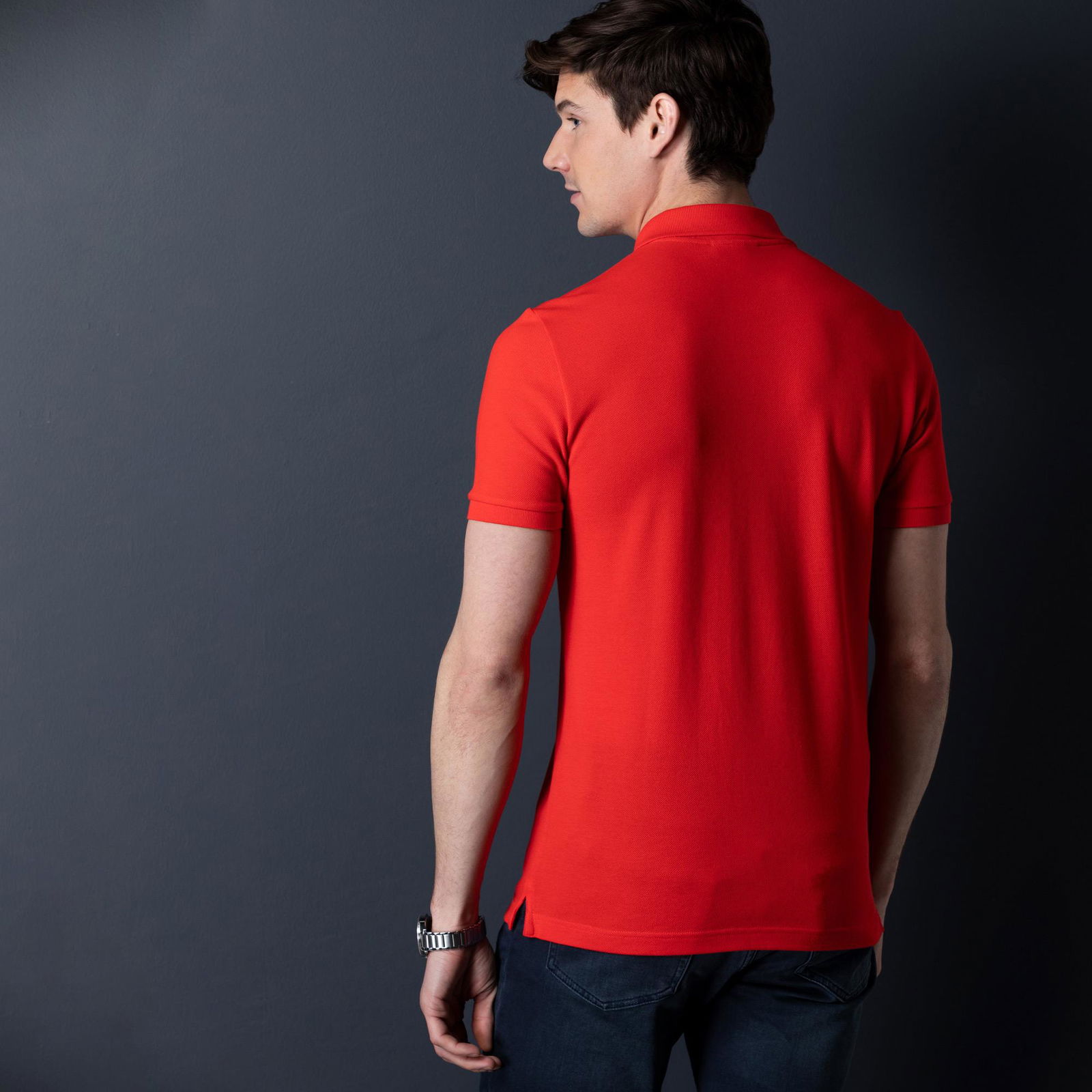 Lacoste Slim Fit Kırmızı Polo