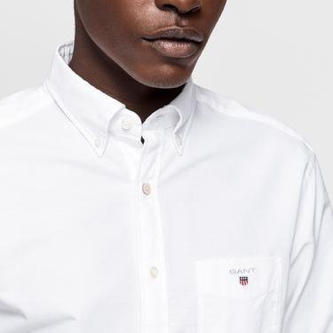  Gant Erkek Beyaz Regular Fit Gömlek