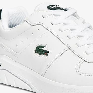  Lacoste Game Advance 0721 2 Sma Erkek Beyaz - Koyu Yeşil Spor Ayakkabı