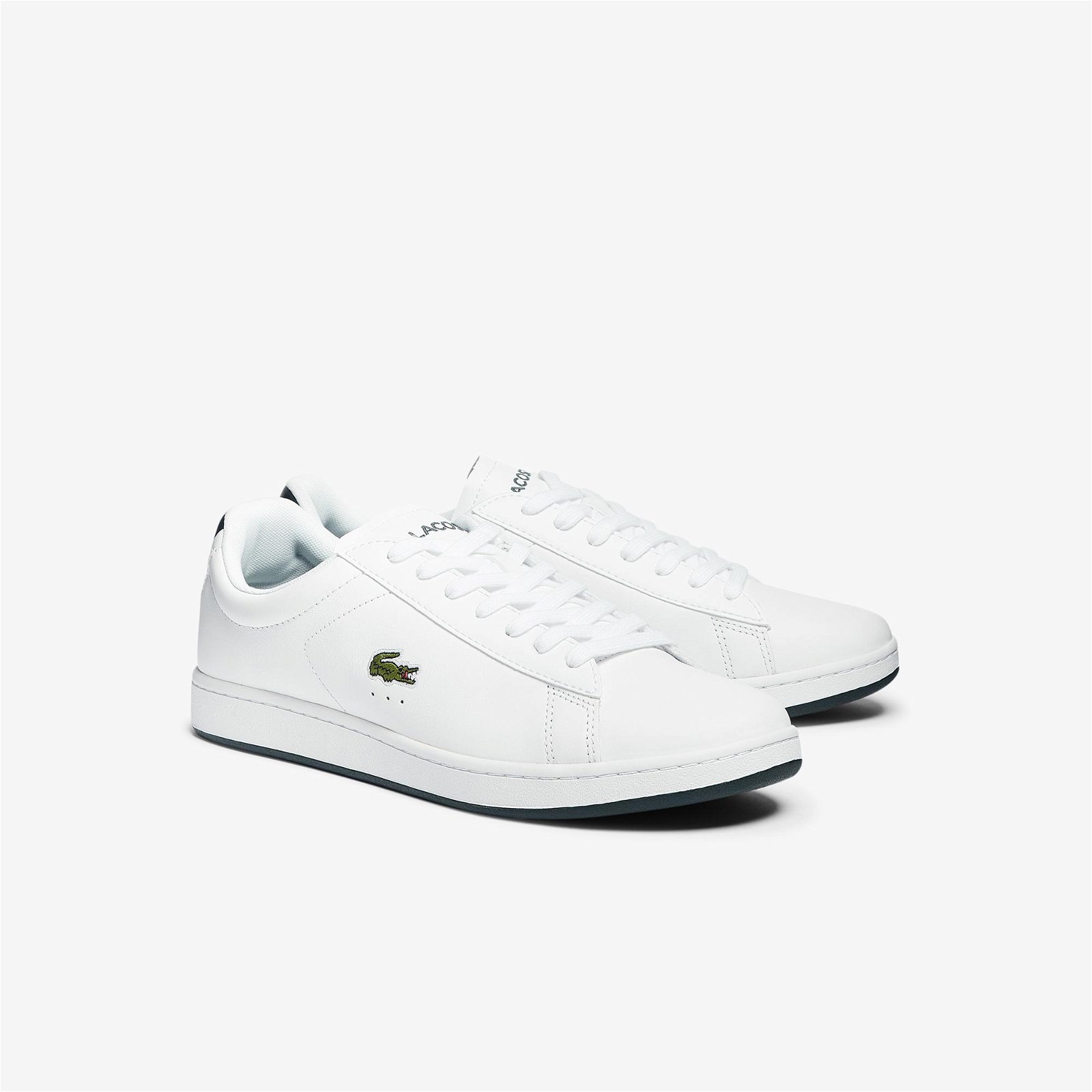 Lacoste Carnaby Evo 0721 2 Sma Erkek Beyaz - Koyu Yeşil Sneaker