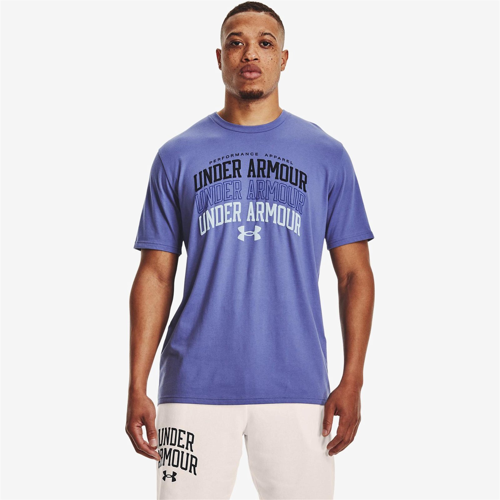 Under Armour Multi Color Collegiate Mavi T-Shirt