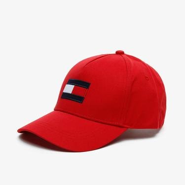  Tommy Hilfiger IM Big Flag Unisex Kırmızı Şapka
