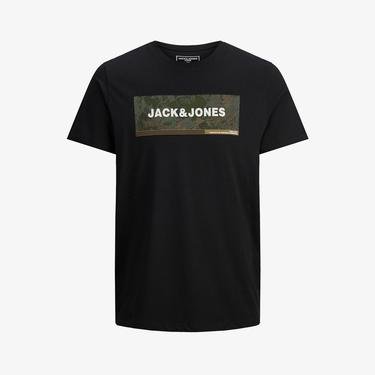  Jack & Jones Jcocampa Erkek Siyah T-Shirt