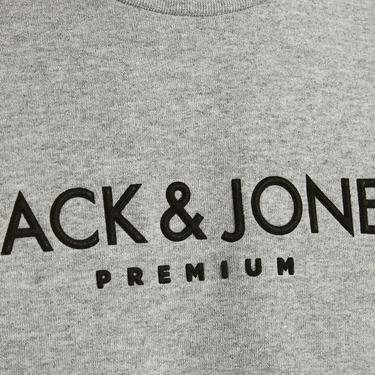  Jack & Jones Jprblajake Erkek Gri Sweatshirt