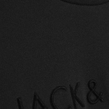  Jack & Jones Jprblajake Erkek Siyah Sweatshirt