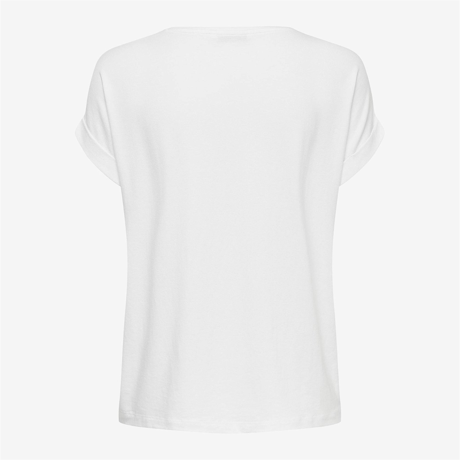 Only Kadın Loose Fit Beyaz T-Shirt