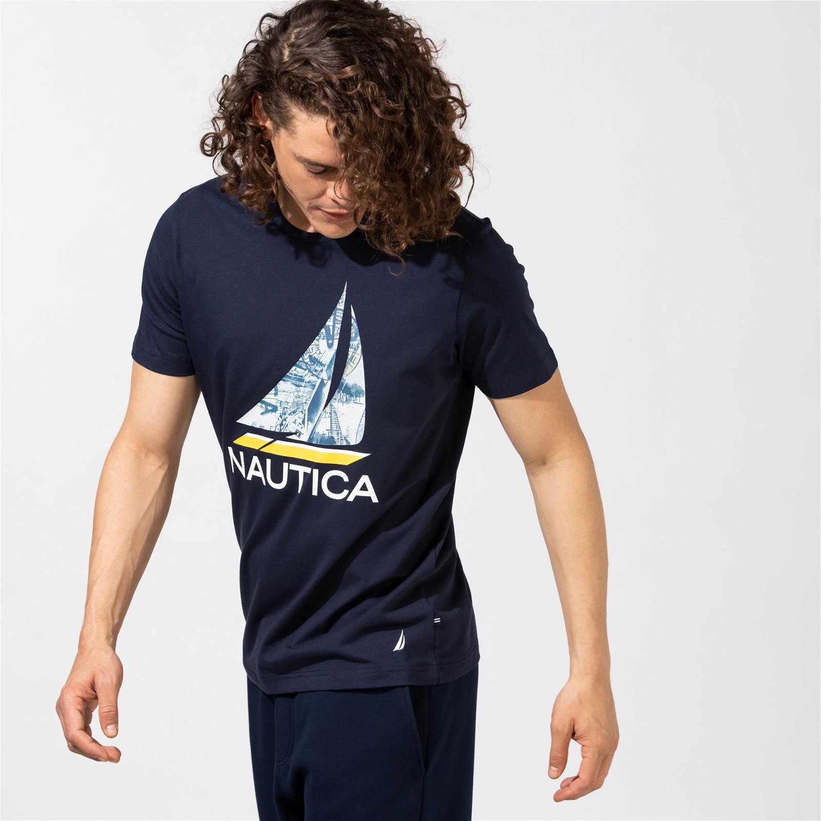 Nautica Lacivert T-Shirt