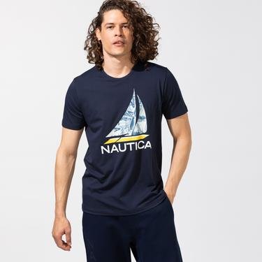  Nautica Lacivert T-Shirt