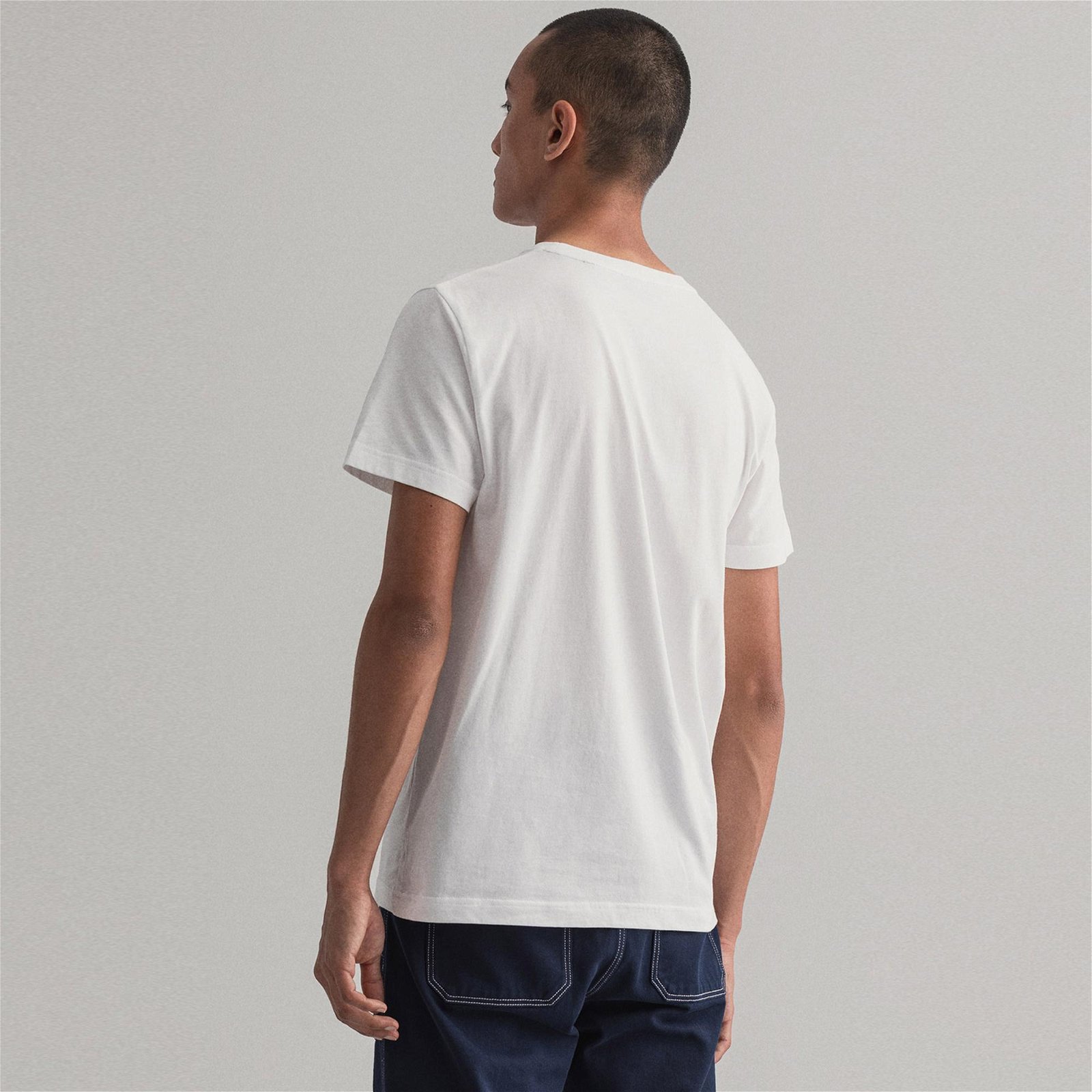 Gant Erkek Beyaz T-Shirt
