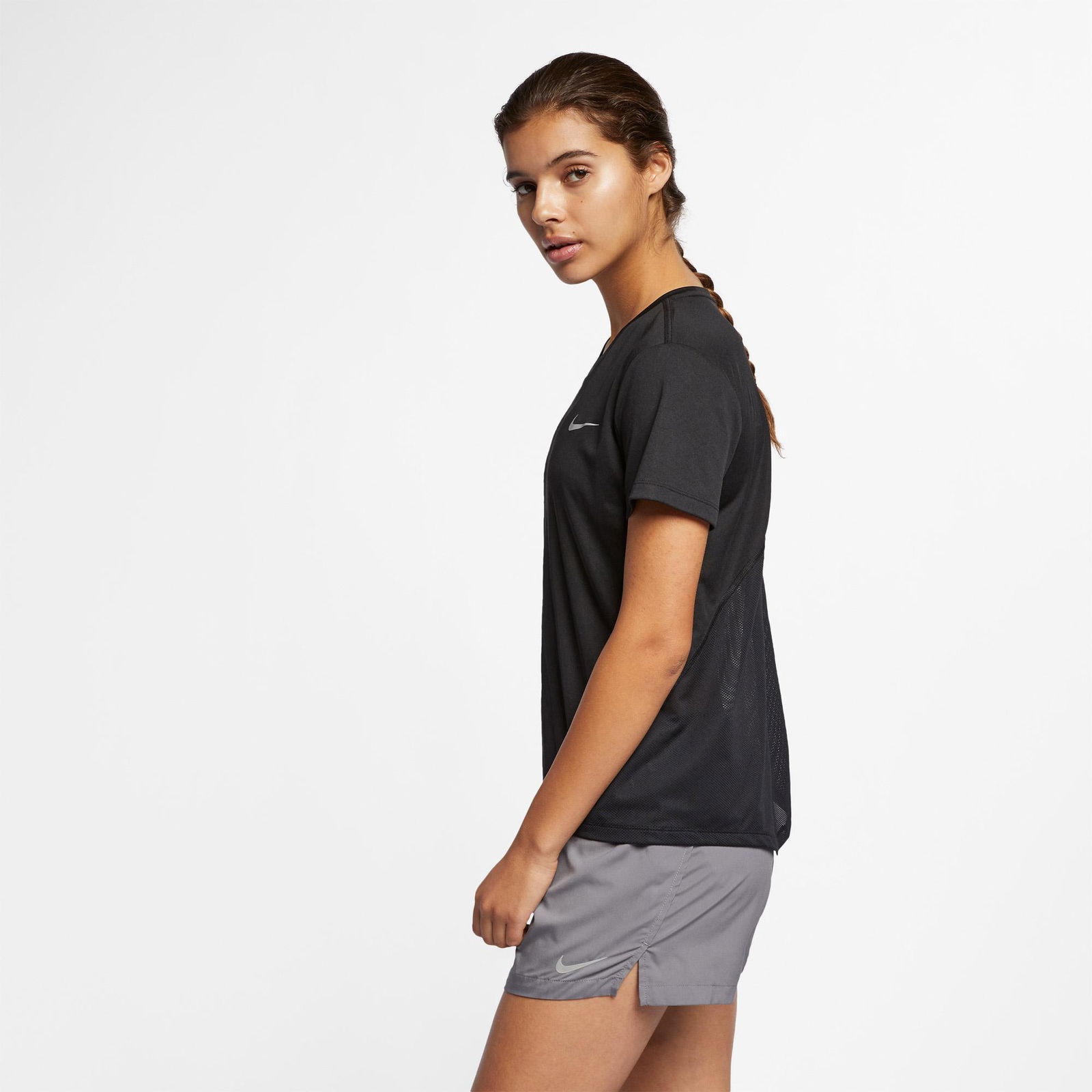 Nike Miler Kadın Siyah T-Shirt