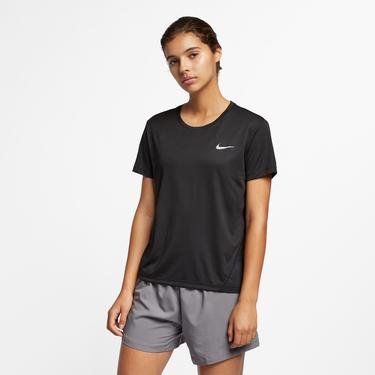  Nike Miler Kadın Siyah T-Shirt