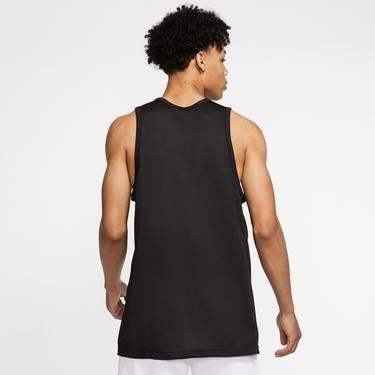  Nike Dri-Fit Crossover Erkek Siyah Kolsuz T-Shirt