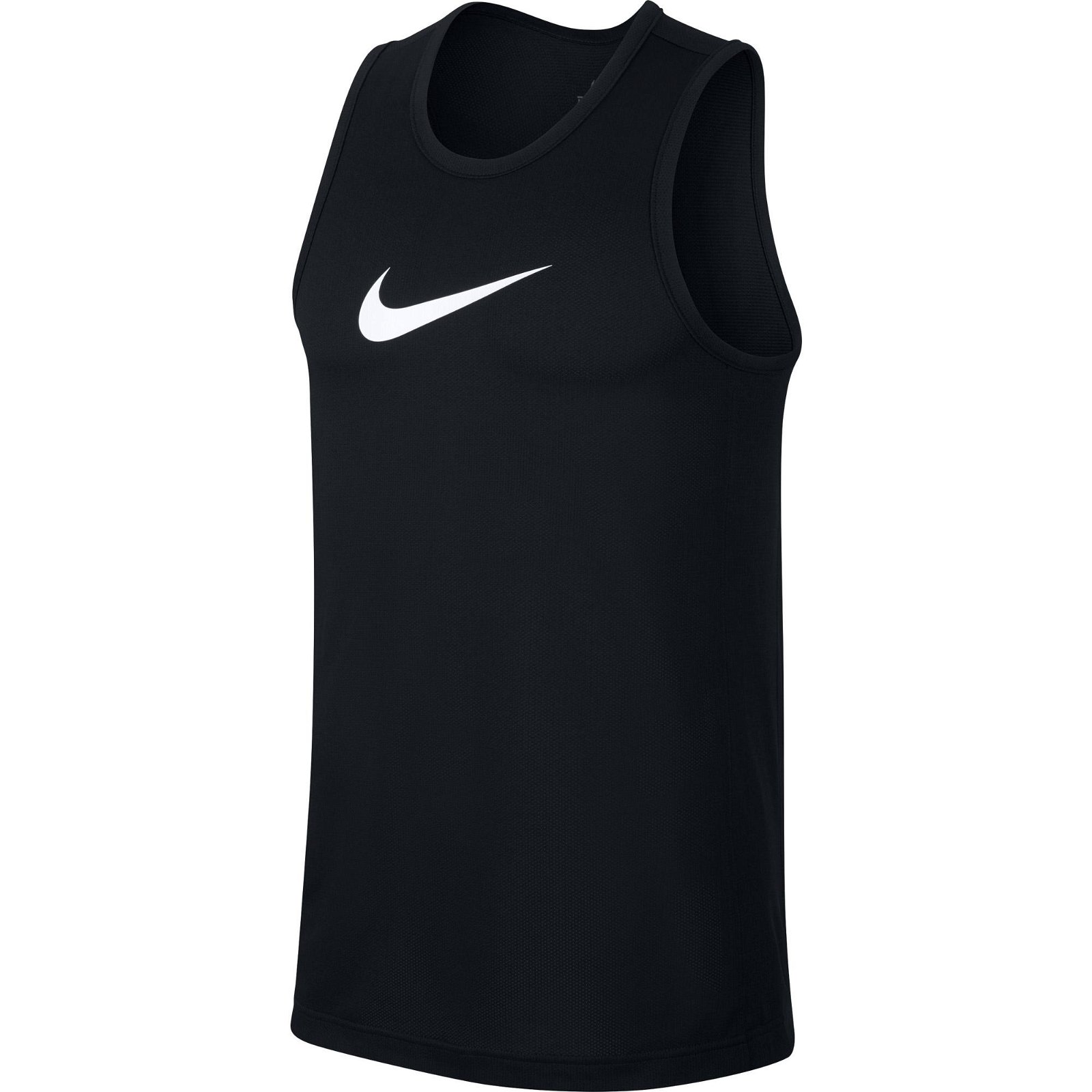Nike Dri-Fit Crossover Erkek Siyah Kolsuz T-Shirt