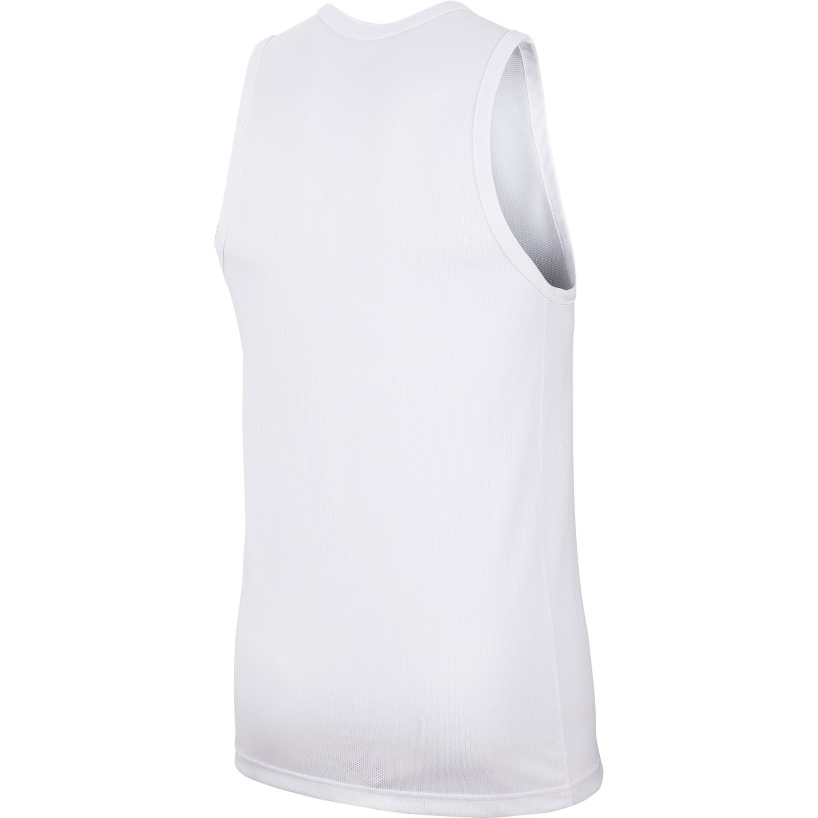 Nike Dri-Fit Crossover Erkek Beyaz Kolsuz T-Shirt