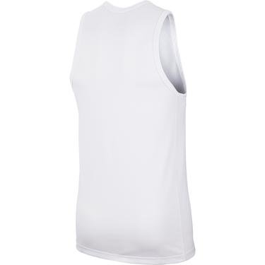  Nike Dri-Fit Crossover Erkek Beyaz Kolsuz T-Shirt