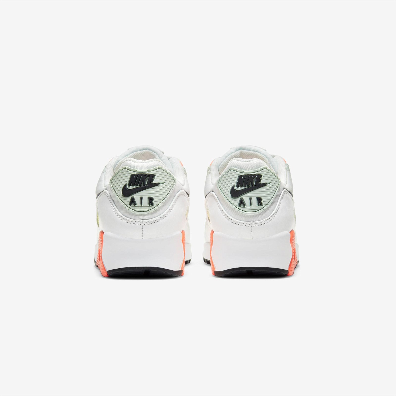 Nike Air Max 90 Kadın Beyaz-Turuncu Spor Ayakkabı
