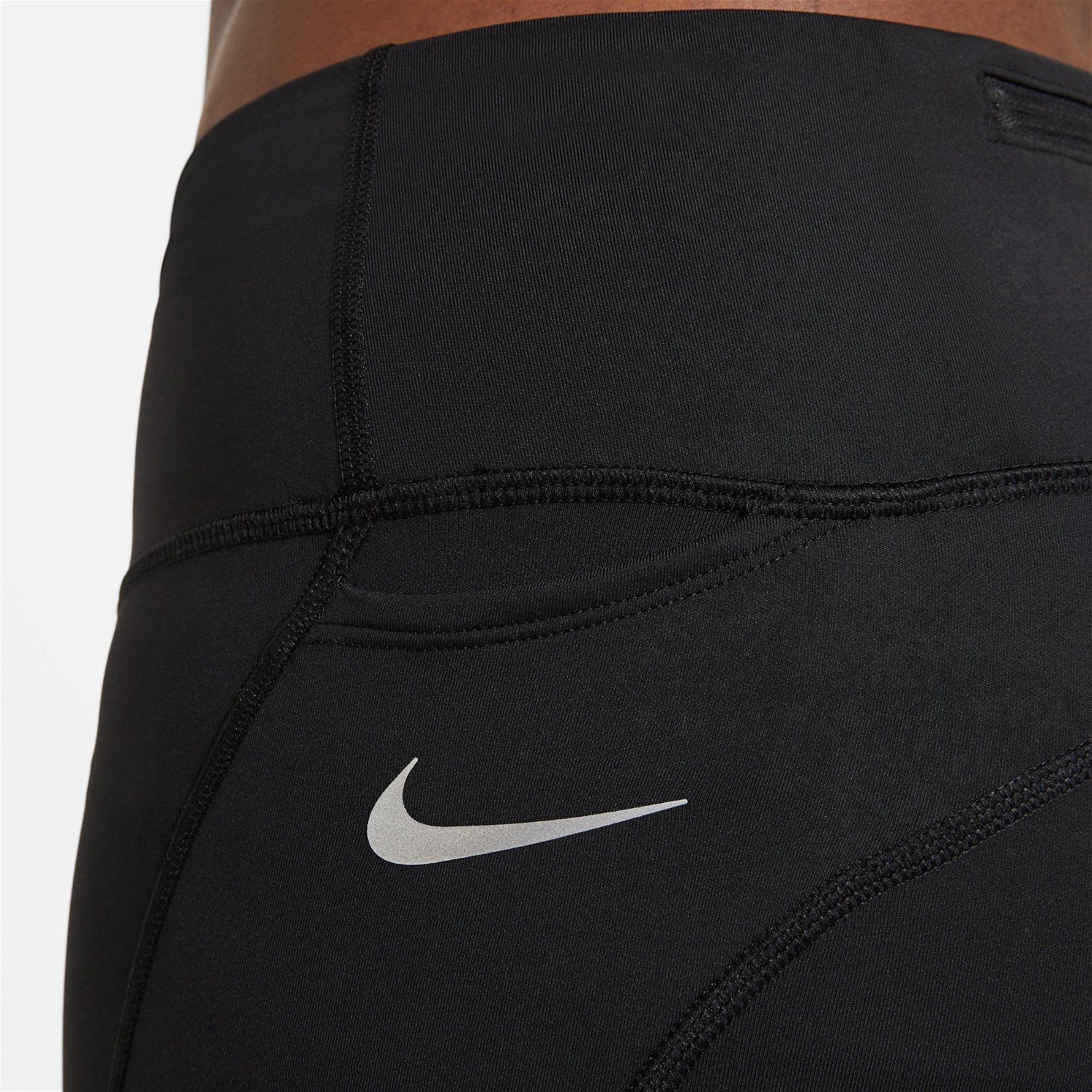 Nike Dri-Fit Fast Crop Kadın Siyah Tayt